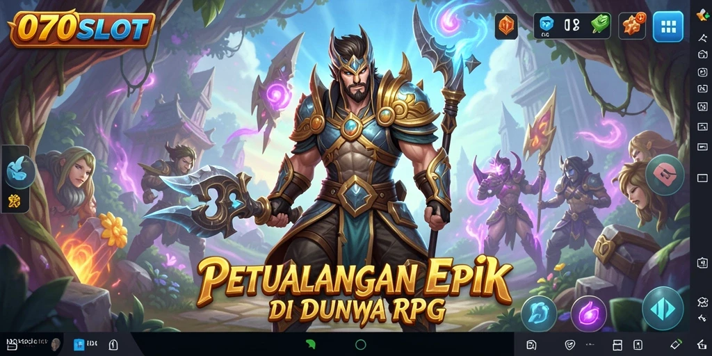 Tampilan gameplay RPG di 070SLOT yang memikat dan menantang.