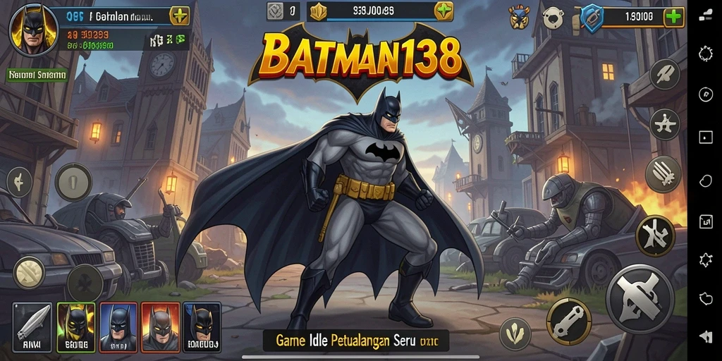 Tampilan gameplay BATMAN138 yang menarik dan penuh aksi saat karakter berjuang.
