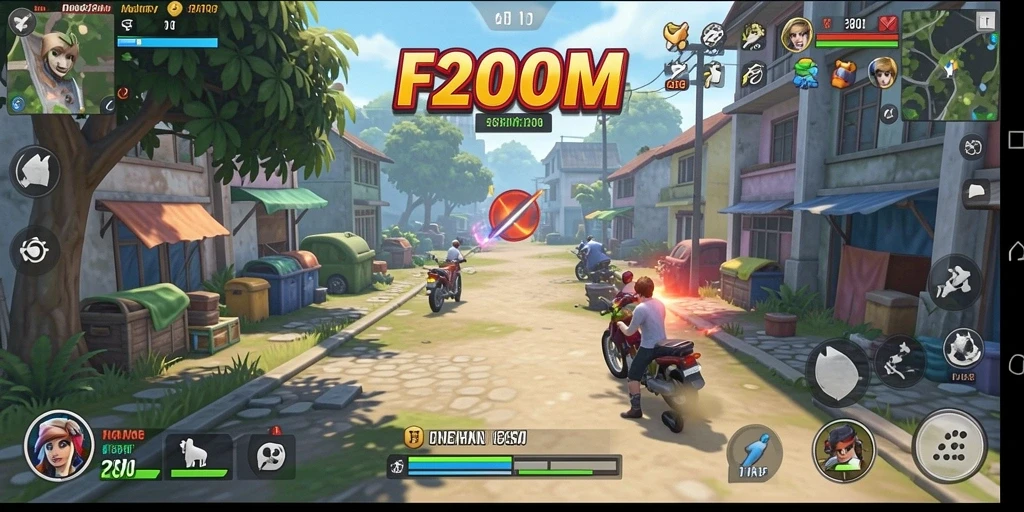 Screenshot tampilan utama aplikasi F200M yang memudahkan pengguna.