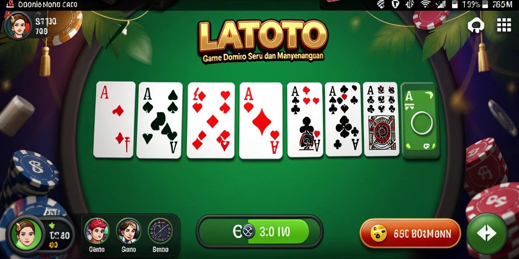 Tampilan gameplay LATOTO yang menarik dan penuh warna.