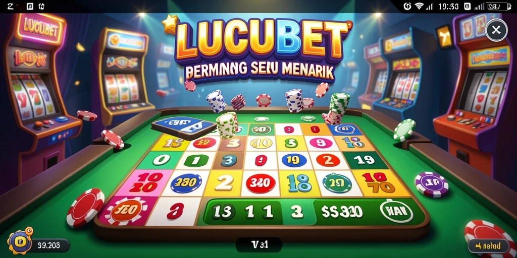 Screenshot LUCUBET menampilkan gameplay Bingo yang menegangkan.