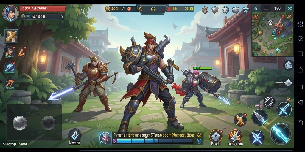 Tampilan gameplay <strong>MPOID</strong> yang menawan, penuh strategi dan pertempuran.