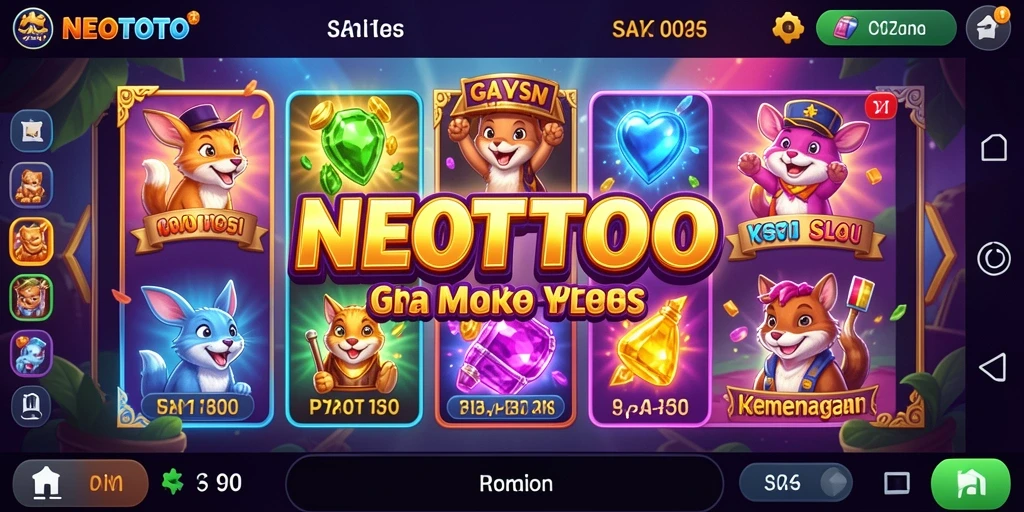 Tampilan gameplay NEOTOTO dengan fitur slot yang menarik.