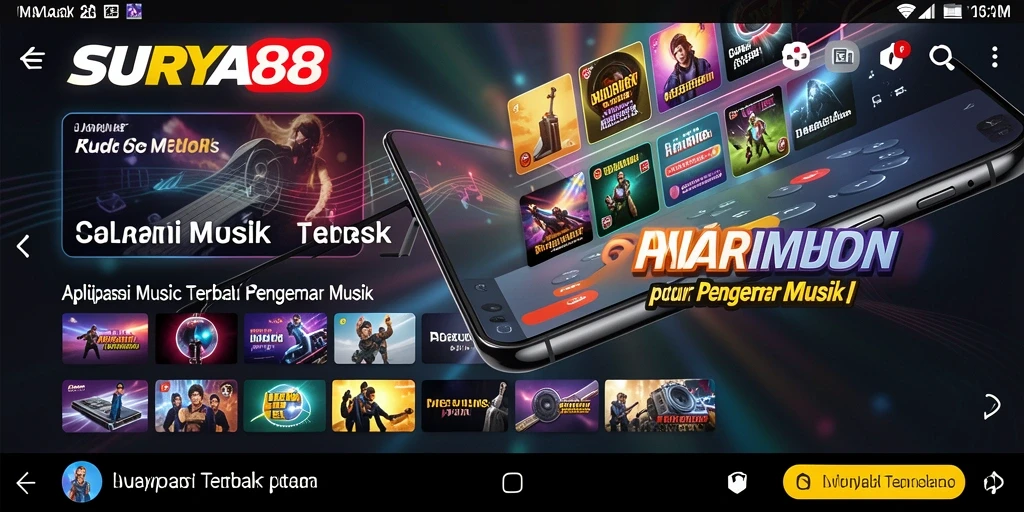 Gameplay SURYA88 yang interaktif dengan tantangan musik menarik.