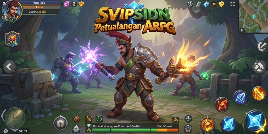 Tampilan gameplay yang menegangkan dan mendebarkan di dunia ARPG SVIPSIDN.